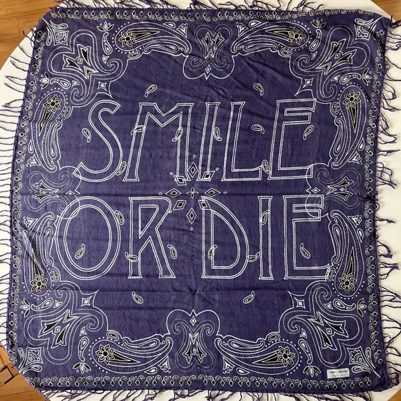 Isabel Marant "Smile or Die" Scarf - Picture 1 of 4